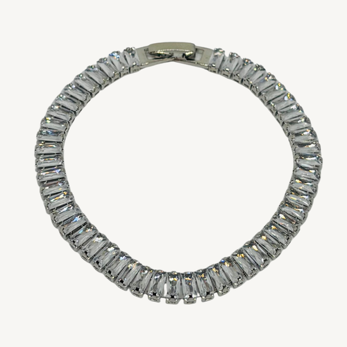 Baguette Luxe Tennis Bracelet