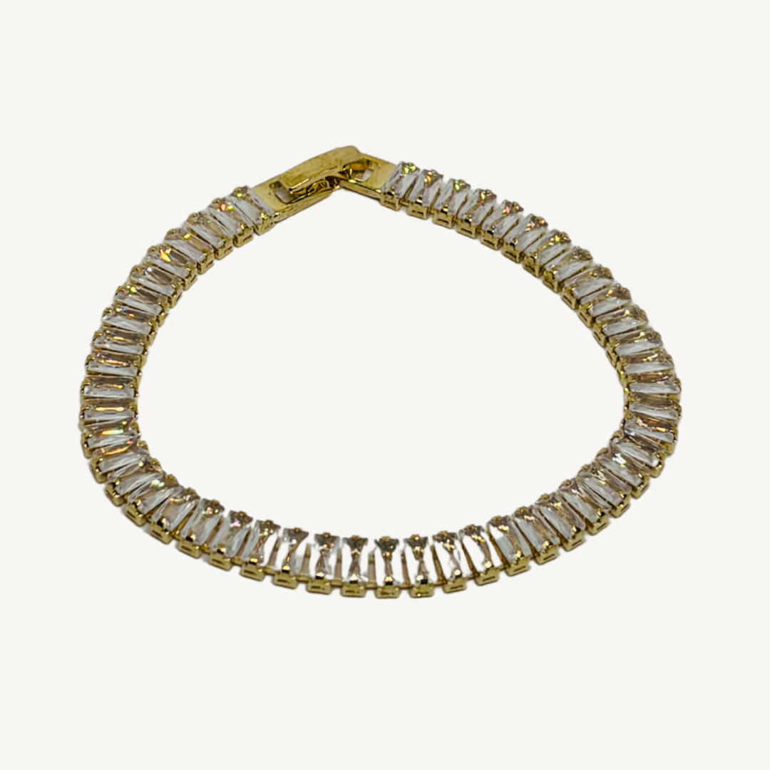 Baguette Luxe Tennis Bracelet