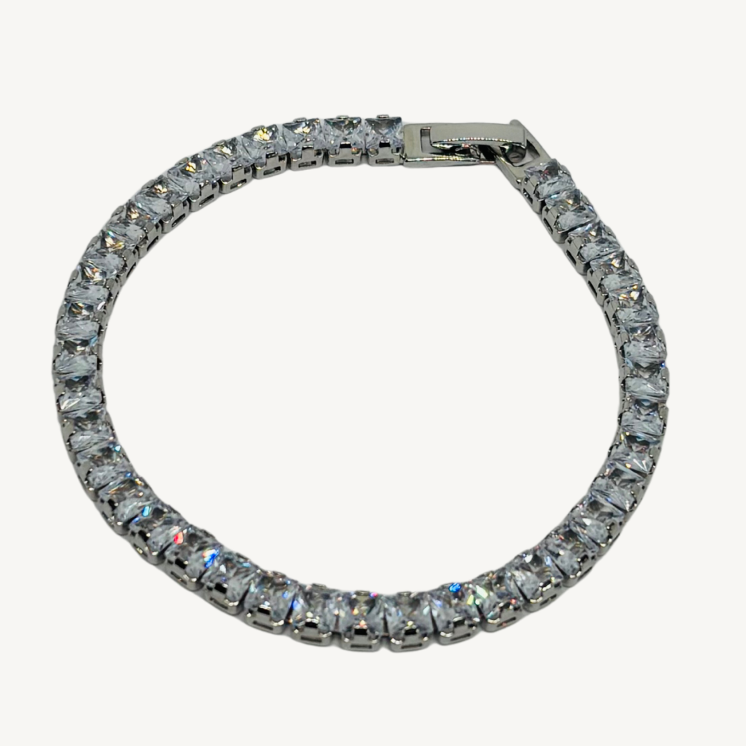 Princess Cut Tennis Bracelet